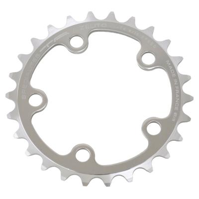 SPECIALITES T.A. TA Specialites Zelito Triple 74, 4 Bras 8/9/10 Vitesses, argent&eacute;, 24T