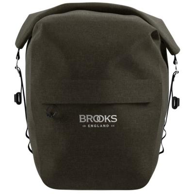 BROOKS ENGLAND Sacoche de porte bagages brooks scape large 18 22l marron kaki mud