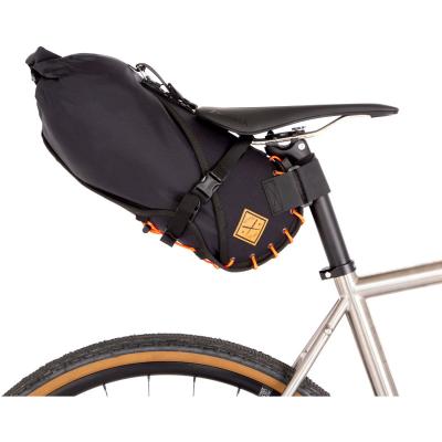 RESTRAP  Sacoche v&eacute;lo Saddle Bag Orange 8l + Dry Bag Noir Unique