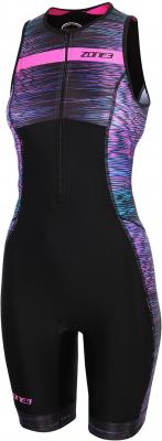 ZONE3  Women's Activate+ Momentum Sleeveless Trisuit - Blue/Pink/Black