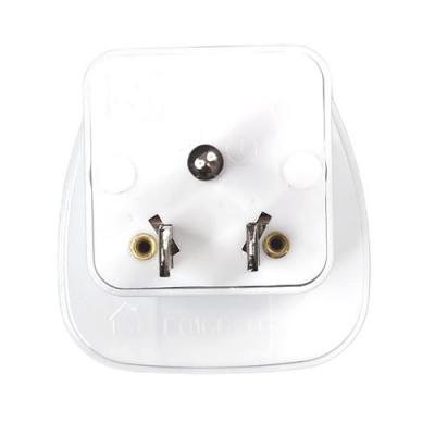 LEACH TRAVEL EUROPE Adaptateur pour prises europ&eacute;ennes vers prises am&eacute;ricaines avec terre