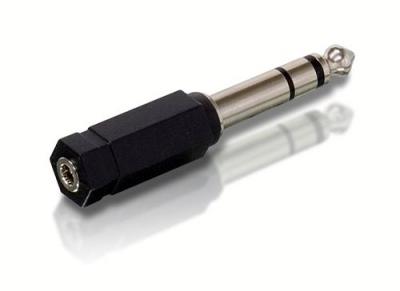REBORN Adaptateur st&eacute;r&eacute;o pour Casque 6,35 mm et 3,5 mm