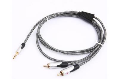 JVC C&acirc;ble jack m&acirc;le 3,5mm vers 2 RCA m&acirc;le  3 m