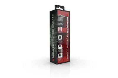 MONSTER CABLE Nettoyant TV -  - SCREENCLEAN 4.0 - 200 ML - Lingette Microfibre incluse - Ecran propre
