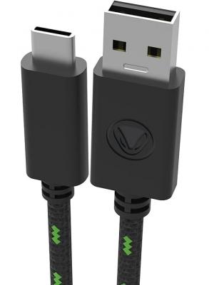 SNAKEBYTE  SB916274 c&acirc;ble USB 3 m USB 2.0 USB C USB A Noir, Vert - Neuf