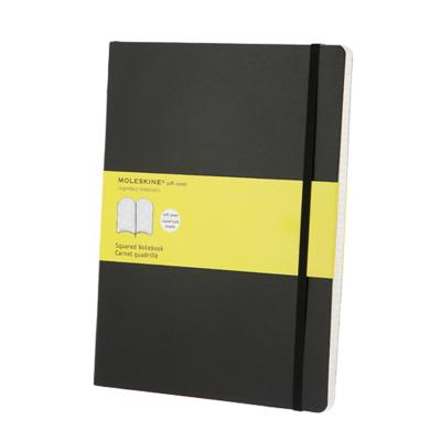 MOLESKINE Carnet classique tr&egrave;s grand format quadrill&eacute;  couverture souple Noir 