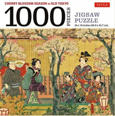 TUTTLE PUBLISHING Cherry Blossom Season In Old Tokyo Jigsaw Puzzle 1000 Pieces 
