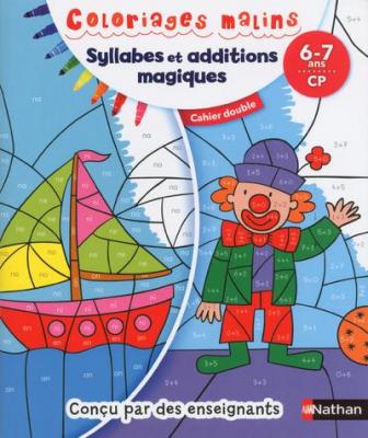Coloriages malins Duo Syllabes et additions magiques CP (Broch&eacute;)