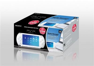 Console Sony PSP Base Pack White 2 Go + Media Manager 