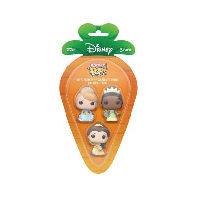 FUNKO  Disney pack 3 figurines Pocket POP! Vinyl Disney Princess C/B/T 4 cm - Figurine - FK76443 