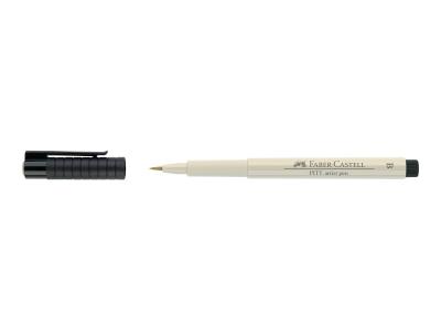 FABER CASTELL Feutre &agrave; dessin - Pointe pinceau - Gris chaud 1 - Pitt Artist - Faber-Castell 