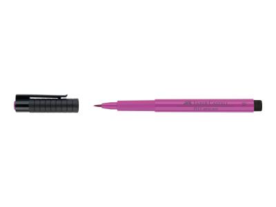 FABER CASTELL Feutre &agrave; dessin - Pointe pinceau - Rose Pourpre moyen - Pitt Artist - Faber-Castell 
