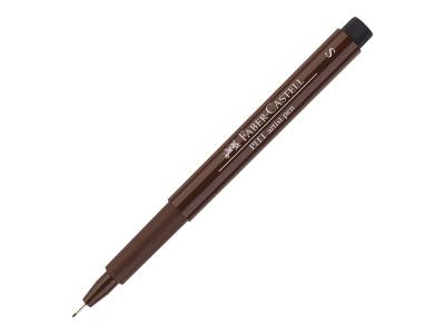 FABER CASTELL Feutre - S&eacute;pia - Pointe extra fine 0,3 mm - Pitt Artist Pen - Faber-Castell 