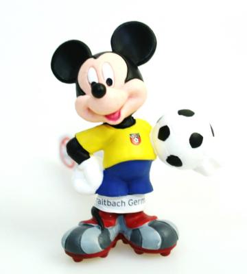 BULLYLAND Figurine Mickey Footballeur Br&eacute;silien 
