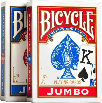  Us Playing Card Co. - 1004949 - Jeu De Soci&eacute;t&eacute; - Bicycle Rider Back Jumbo Index - 2 Pack