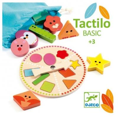  DJECO- Primera Edad TactiloBasic Jeux d'habilet&eacute;, 36214, Multicolore