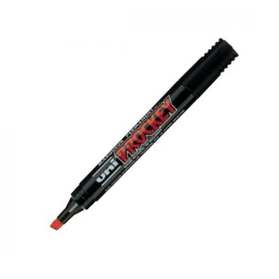 UNI BALL Marqueur PROCKEY PM126 Pte biseaut&eacute;e large 5,7mm Marron 