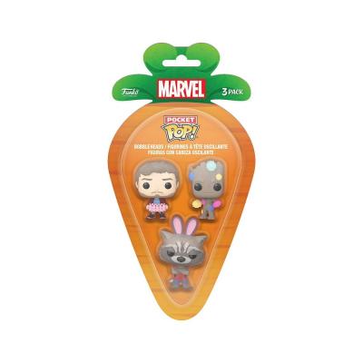 FUNKO Figurine  Pop - Marvel Comics - Star-Lord / Groot / Rocket (P&acirc;ques) - Pack Pocket (77167)