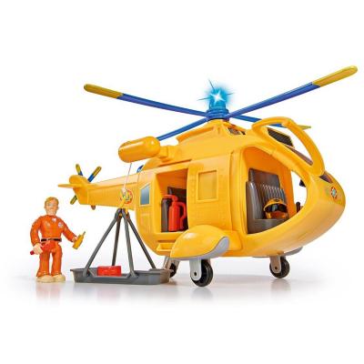 SIMBA Toys 109251002 Pompier Sam Helicopter Wallaby II avec une figure