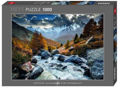 HEYE  Puzzles Mountain Stream (Lot de 1000&nbsp;b&acirc;tonnets, Multicolore)