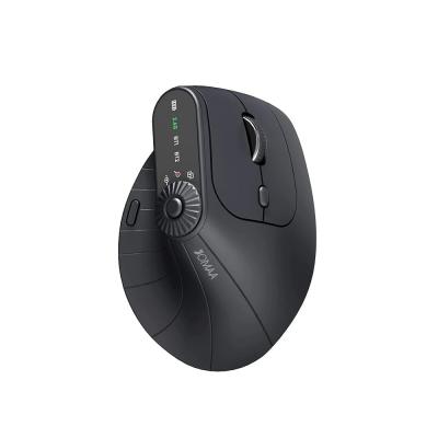 SOUNDSWEALTH Souris ergonomique verticale JOMAA - Confort, pr&eacute;cision et double connexion - Noir
