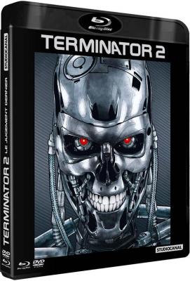 Terminator 2 : Le jugement dernier - boitier effet m&eacute;tal - Blu Ray 