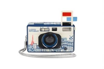 LOMOGRAPHY Appareil photo argentique  LomoApparat 21mm f/10 Edition Paris Blanc et Bleu 