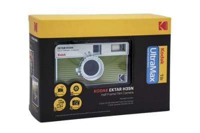 KODAK Appareil photo jetable  Ektar H35N Vert + Film  Ultramax 24 poses