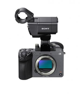SONY Appareil photo hybride  Cinema Line FX2 Bo&icirc;tier nu Gris et Noir avec poign&eacute;e XLR 