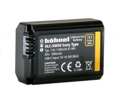 HAHNEL Batterie H&auml;hnel Ultra HLC-XW50 Type USB-C 1100 mAh Noir pour appareil photo Sony