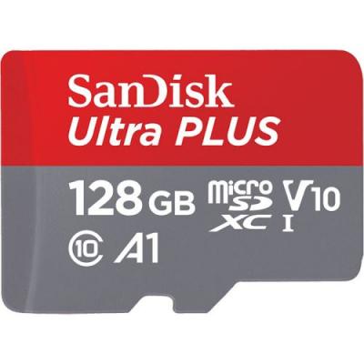 SANDISK Carte m&eacute;moire SD  MicroSD ULTRA PLUS 128Go