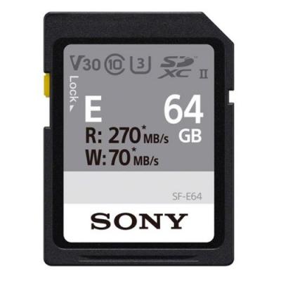 SONY Carte m&eacute;moire SD  Carte m&eacute;moire SFE64.AE SDXC UHS-II 64 Go