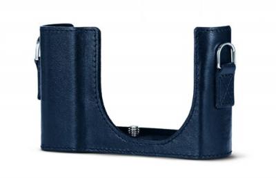 LEICA Etui et courroie en cuir  Bleu pour C-LUX
