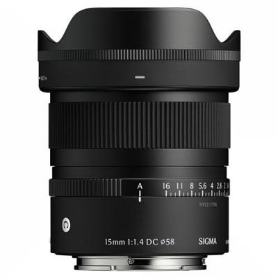 SIGMA  Objectif 15mm f/1.4 DC Contemporary compatible avec Sony E