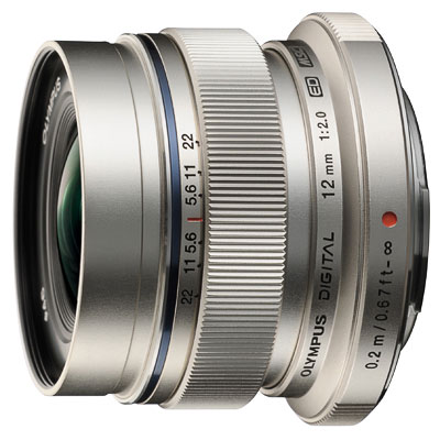 OLYMPUS  Objectif M.ZUIKO ED 12 mm f/2 Silver