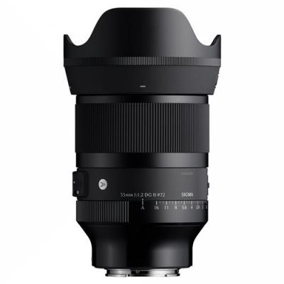 SIGMA Objectif Hybride  DG II ART 35 mm f/1.2-16 Noir pour Monture Sony FE 