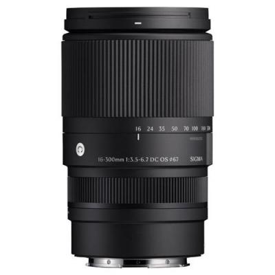 SIGMA Objectif zoom  Contemporary 16-300mm F3.5-6.7 DC OS Noir pour Monture Fujifilm X