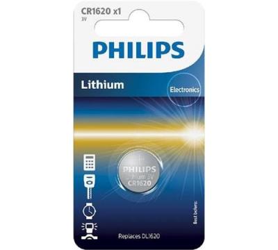 PHILIPS  CR1620 Pile bouton Lithium