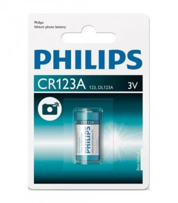 PHILIPS  Pile CR123A  Lithium 3V