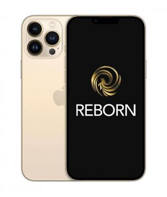 Apple iPhone 13 Pro Max 6,7 pouces 5G Double SIM 128 Go Or 5G Reconditionn&eacute; Grade A Reborn 