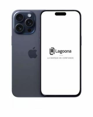 Apple iPhone 15 pro 128Go Titane Bleu - Reconditionne par Lagoona - Grade A 