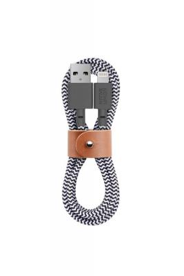 NATIVE UNION C&acirc;ble ceinture  Lightning Zebra 1,2m