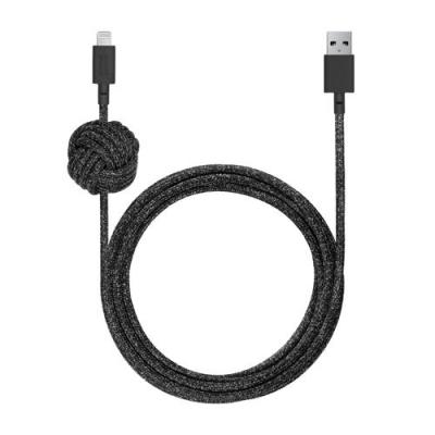 NATIVE UNION  Night Cable Noir Cosmos - C&acirc;ble Lightning vers USB 3 m