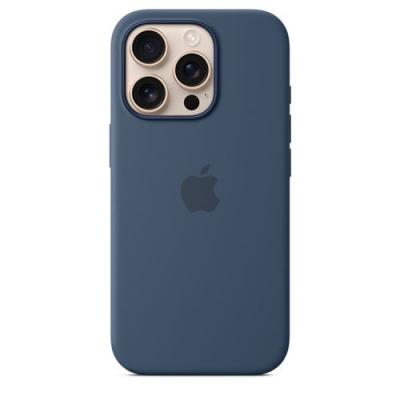 APPLE Coque en silicone avec MagSafe pour iPhone 16 Pro Denim 