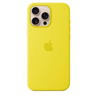 APPLE Coque en silicone avec MagSafe pour iPhone 16 Pro Max Carambole 