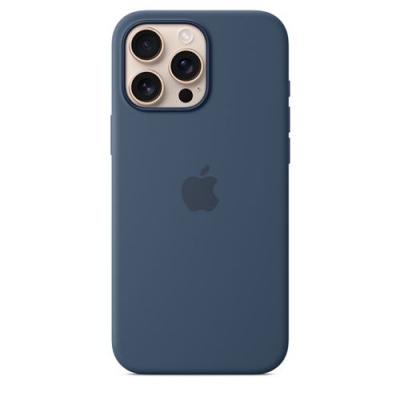 APPLE Coque en silicone avec MagSafe pour iPhone 16 Pro Max Denim 