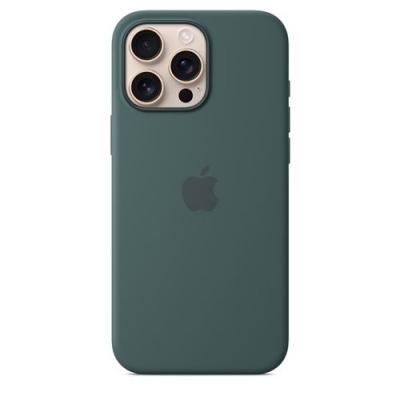 APPLE Coque en silicone avec MagSafe pour iPhone 16 Pro Max Vert lacustre 