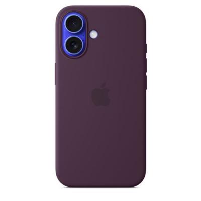 APPLE Coque en silicone avec MagSafe pour iPhone 16 Prune 