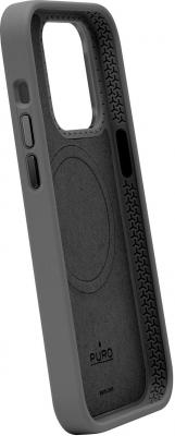 PURO Coque en silicone MagSafe  iPhone 15 Plus Noir - Neuf
