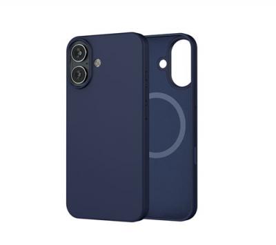WEFIX Coque en Silicone  MagSafe Bleu pour iPhone 17